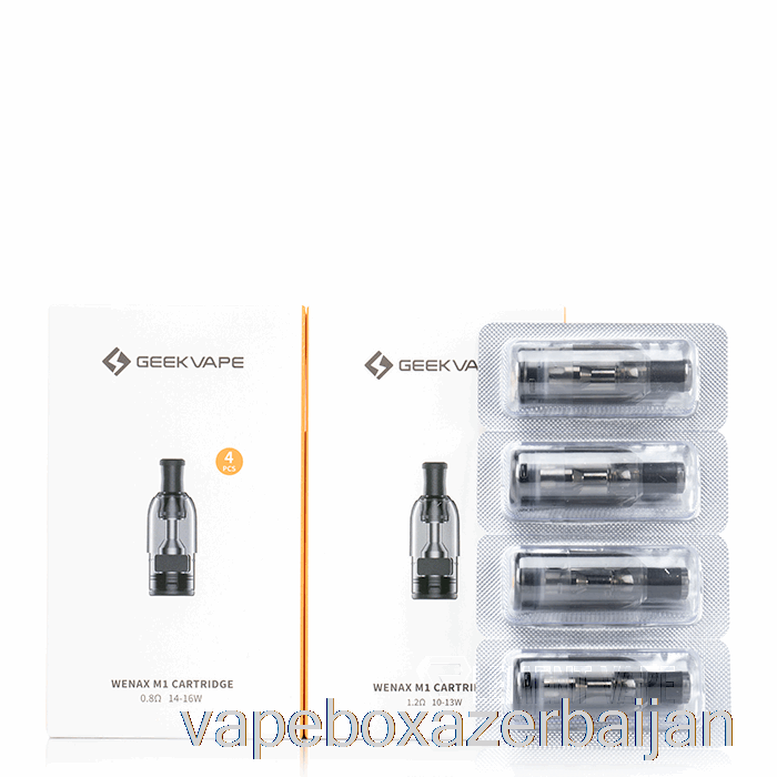 Vape Box Azerbaijan Geek Vape WENAX M1 Replacement Pods 1.2ohm Pods